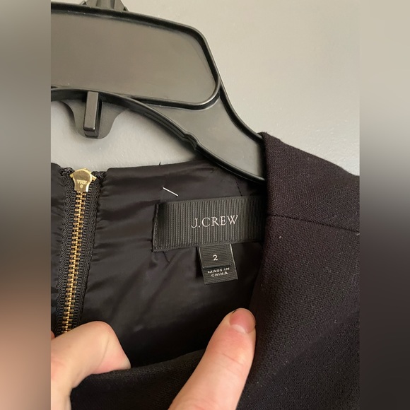 J.Crew Black Shift Dress Womens Size 2 - Picture 4 of 5